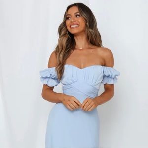 Hello Molly Blue Jumpsuit